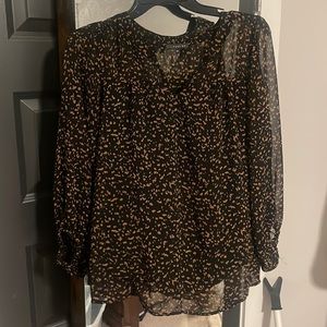 Long Sleeve Printed Top